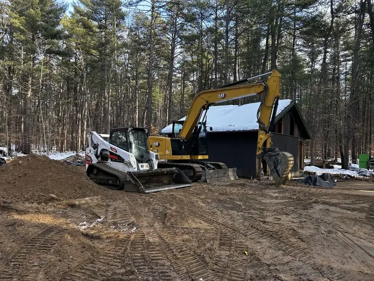 Riverview Contracting excavation project on the New England Seacoast